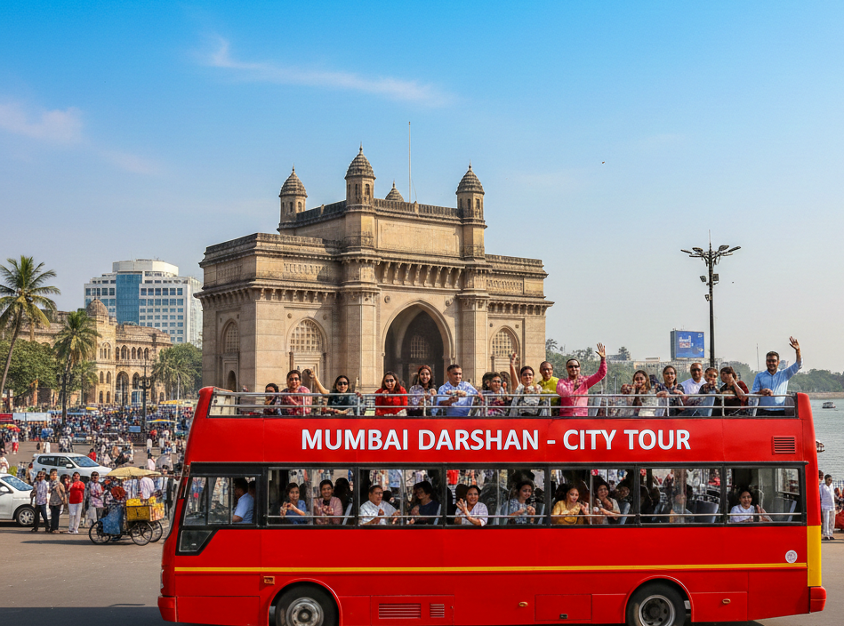 Explore Mumbai's Iconic Landmarks with MUMBAI DARSHAN BUS TOUR: The Ultimate Bus Service from Thane